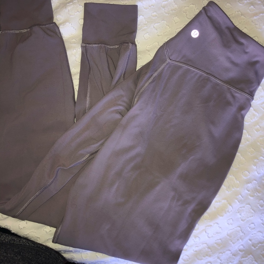 Lululemon align joggers lilac in color size 4